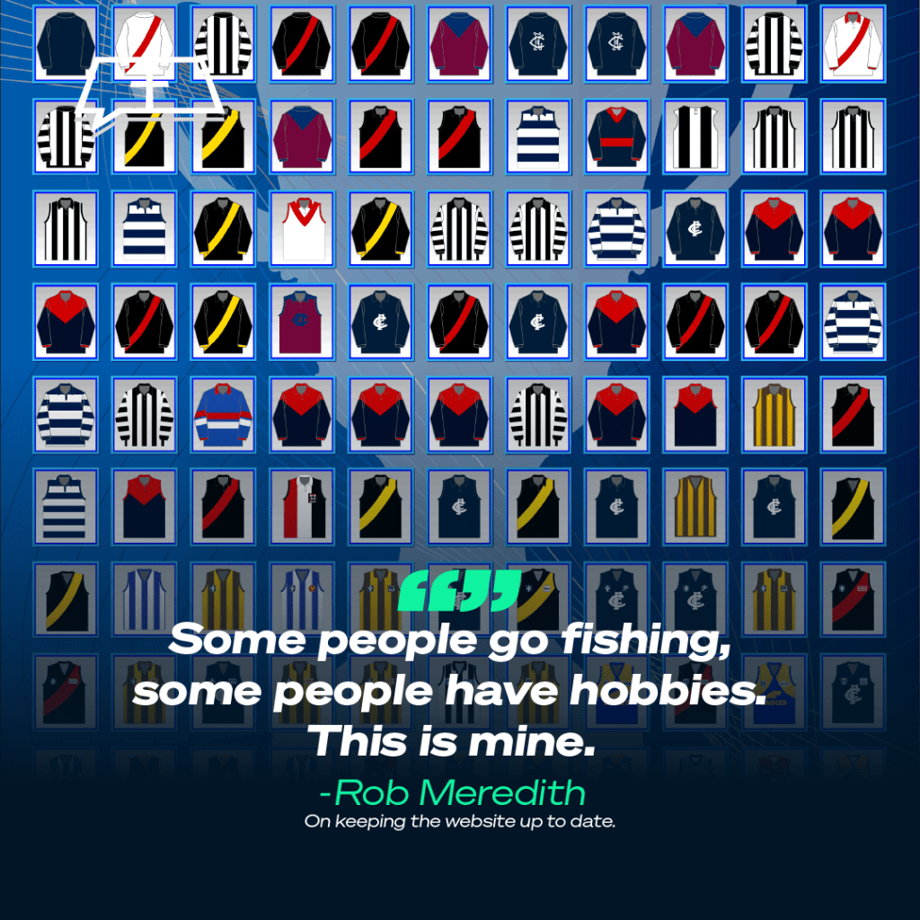 Ep 27 – Rob Meredith (Part 2) – FootyJumpers.com